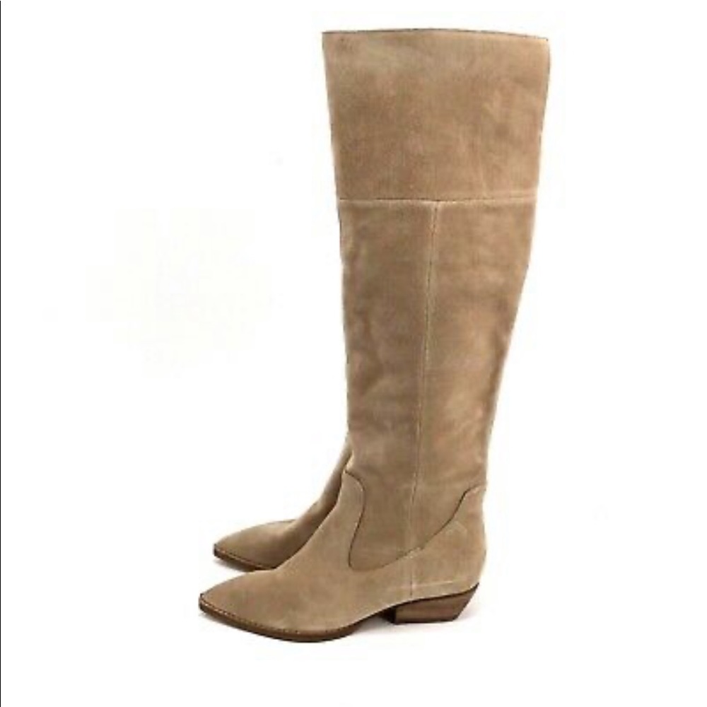 Marc Fisher over the knee beige boots